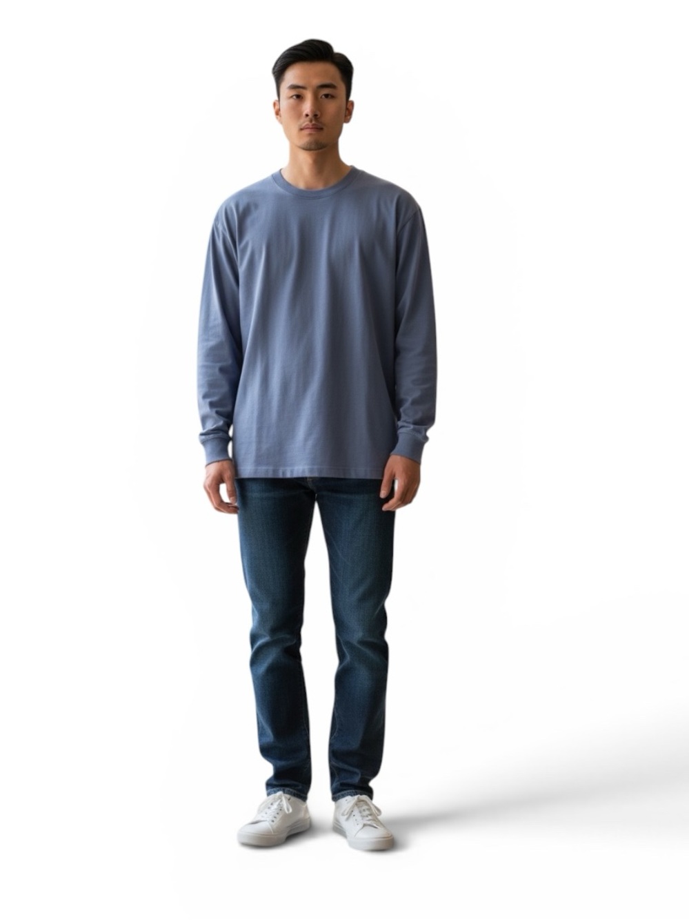 GAP Men's Blue Long Sleeve Tee NWOT